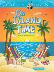 Buy Creative Haven On Island Time Coloring Book