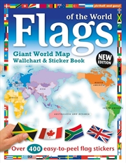 Buy Flags of the World: World Map Wallchart Poster and Sticker Book