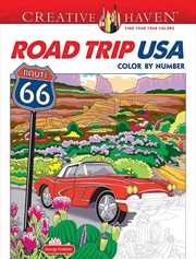 Buy Creative Haven Road Trip USA Color by Number