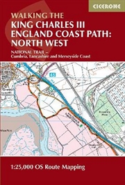 Buy Walking The King Charles Iii England Coast Path: North West - Cumbria Map Booklet