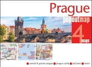 Buy Prague PopOut Map - pocket size, pop up map of Prague city centre
