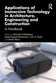 Buy Applications Of Immersive Technology In Architecture, Engineering And Construction A Handbook