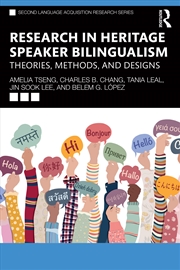 Buy Research In Heritage Speaker Bilingualism Theories, Methods, And Designs