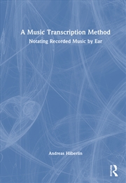 Buy Music Transcription Method Notating Recorded Music By Ear