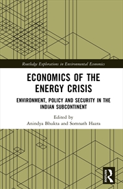 Buy Economics Of The Energy Crisis Environment, Policy And Security In The Indian Subcontinent