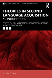 Buy Theories In Second Language Acquisition An Introduction