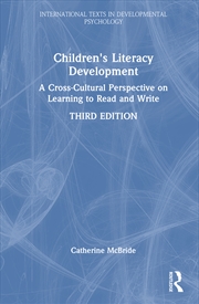 Buy Children's Literacy Development A Cross-Cultural Perspective On Learning To Read And Write