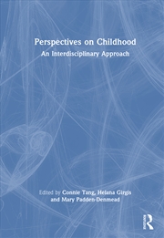 Buy Perspectives On Childhood An Interdisciplinary Approach