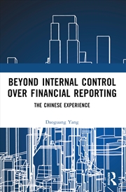Buy Beyond Internal Control Over Financial Reporting The Chinese Experience