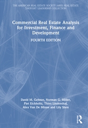 Buy Commercial Real Estate Analysis For Investment, Finance And Development