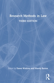 Buy Research Methods In Law