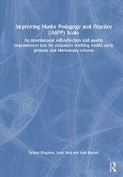 Buy Improving Maths Pedagogy And Practice (Impp) Scale An International Self-Reflection And Quality Impr