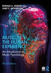 Buy Music In The Human Experience An Introduction To Music Psychology
