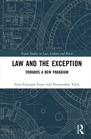 Buy Law And The Exception Towards A New Paradigm