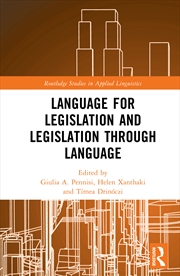Buy Language For Legislation And Legislation Through Language