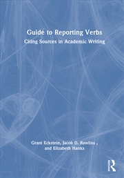Buy Guide To Reporting Verbs Citing Sources In Academic Writing