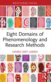 Buy Eight Domains Of Phenomenology And Research Methods