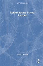 Buy Reintroducing Talcott Parsons