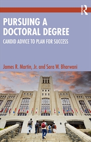 Buy Pursuing A Doctoral Degree Candid Advice To Plan For Success