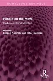Buy People On The Move Studies On Internal Migration