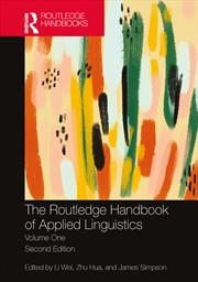 Buy Routledge Handbook Of Applied Linguistics Volume One