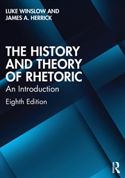 Buy History And Theory Of Rhetoric An Introduction