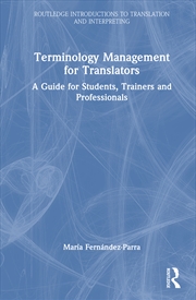 Buy Terminology Management For Translators