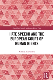 Buy Hate Speech And The European Court Of Human Rights