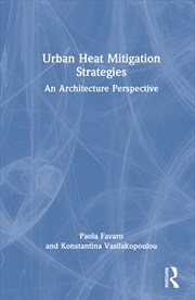 Buy Urban Heat Mitigation Strategies An Architecture Perspective