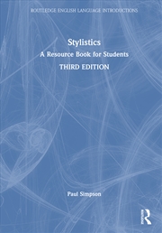 Buy Stylistics A Resource Book For Students