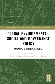 Buy Global Environmental, Social And Governance Policy Towards A Universal Model