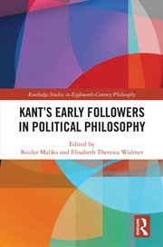 Buy Kant’S Early Followers In Political Philosophy