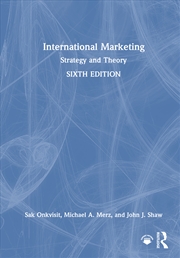 Buy International Marketing Strategy And Theory