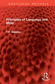 Buy Principles Of Language And Mind