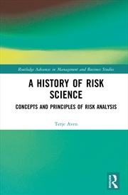 Buy History Of Risk Science Concepts And Principles Of Risk Analysis