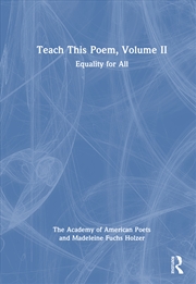 Buy Teach This Poem, Volume Ii Equality For All