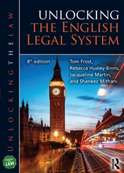 Buy Unlocking The English Legal System
