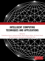 Buy Intelligent Computing Techniques And Applications