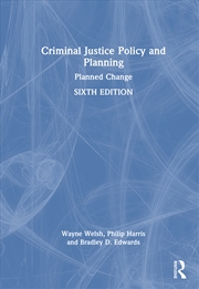 Buy Criminal Justice Policy And Planning Planned Change