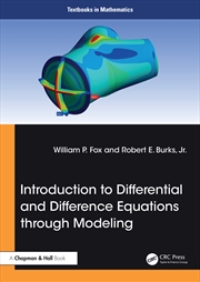Buy Introduction To Differential And Difference Equations Through Modeling