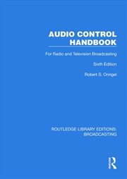 Buy Audio Control Handbook For Radio And Television Broadcasting