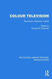 Buy Colour Television Techniques, Business, Impact