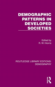 Buy Demographic Patterns In Developed Societies