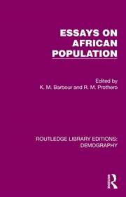 Buy Essays On African Population