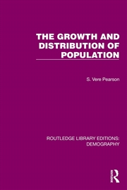 Buy Growth And Distribution Of Population
