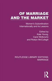 Buy Of Marriage And The Market Women's Subordination Internationally And Its Lessons