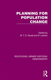 Buy Planning For Population Change