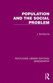 Buy Population And The Social Problem