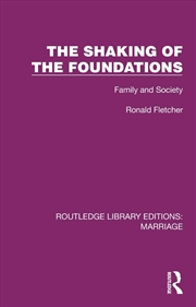 Buy Shaking Of The Foundations Family And Society