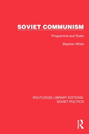 Buy Soviet Communism Programme And Rules